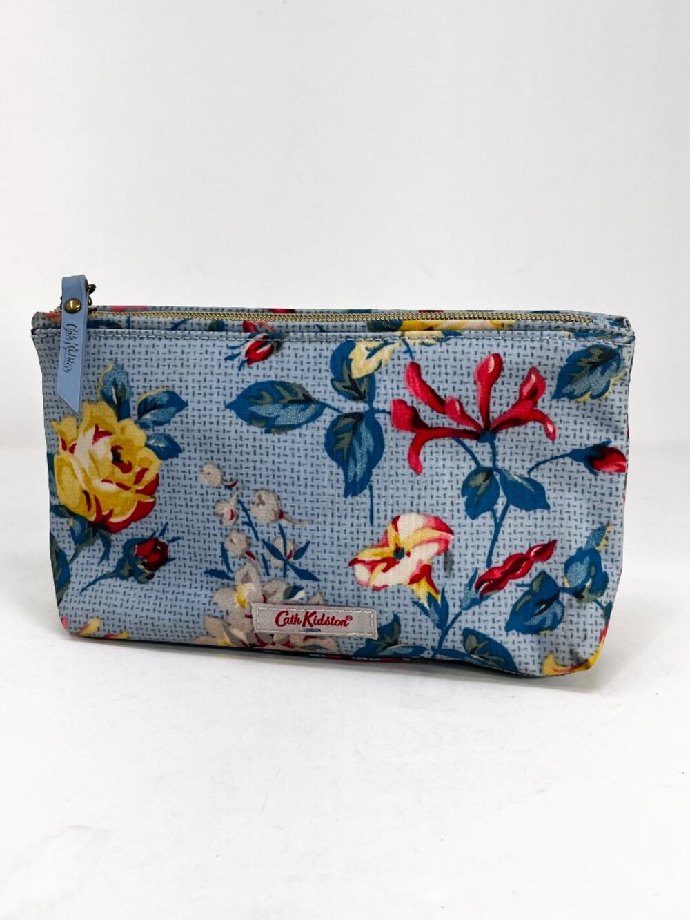 Cath Kidston London Make-Up Pouch Blue Floral Pencil Case